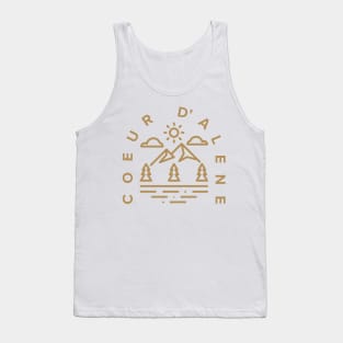 CDA Lake Line Art Tank Top